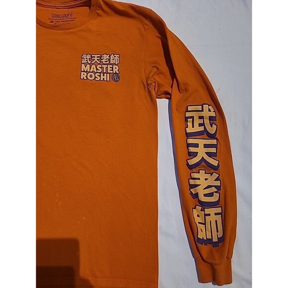 DRAGON BALL Z Master Roshi Long Sleeve T-Shirt Men Size Med DBZ ROSHI 90's Era - Picture 2 of 8